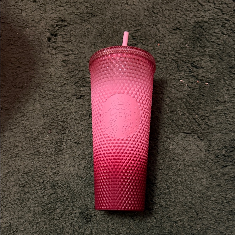 Starbucks Radiant Pink Tumbler with Straw